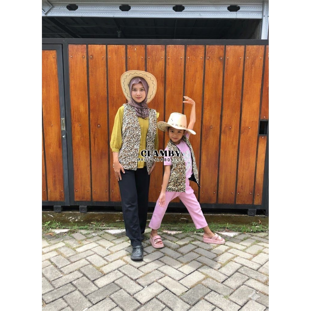 Jual Rompi Koboy Vest Leopard Fealt / Rompi Coboy Rimba Motif Macan ...