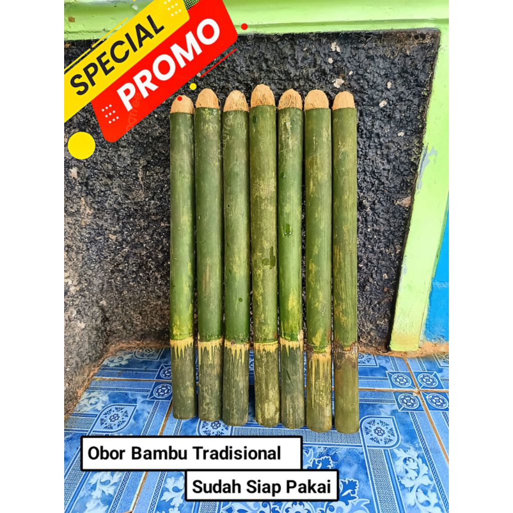 Jual Obor Bambu Tamiang Tradisional ( 45 cm ) Siap Pakai | Shopee Indonesia