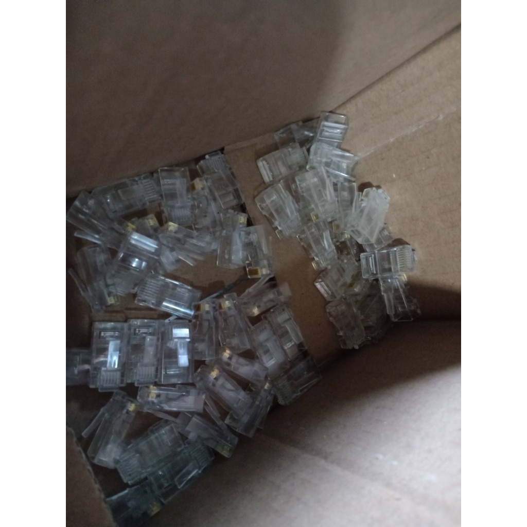 Jual Konektor LAN RJ45 Cat5E Harga Per 1 Pcs | Shopee Indonesia