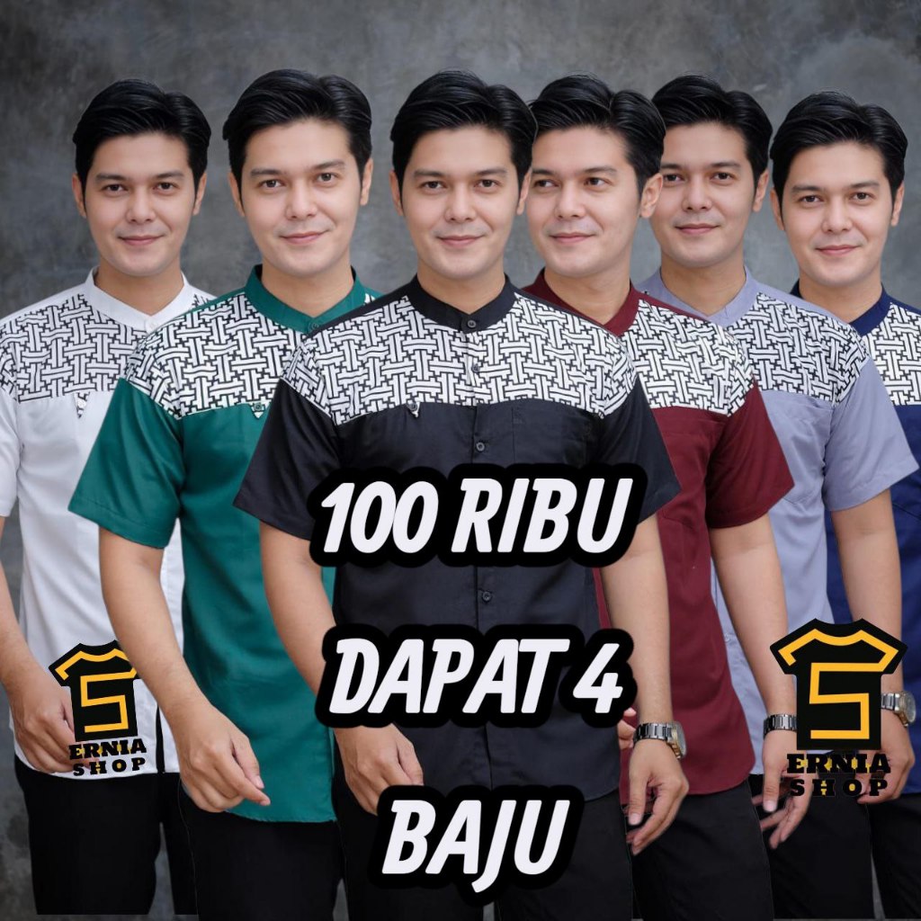 100 RIBU DAPAT 4 BAJU KOKO KURTA FALCON FULL KATUN