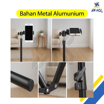 Kn Acc Nanvan Tripot Tripod 2.1M Phone Stand Holder Hp Paket Selfie