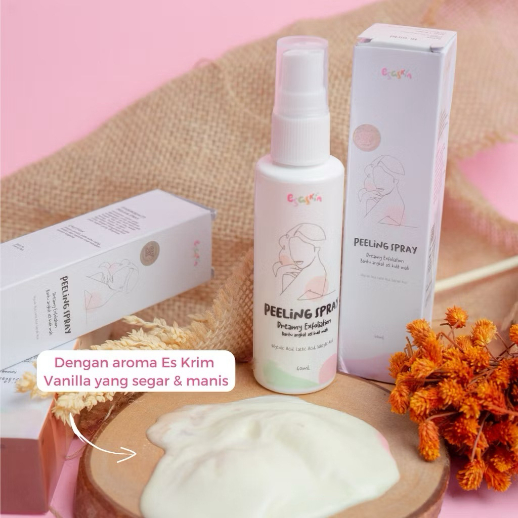 Jual ESASKIN Peeling Spray - Pemula Eksfoliasi Mengangkat sel kulit ...