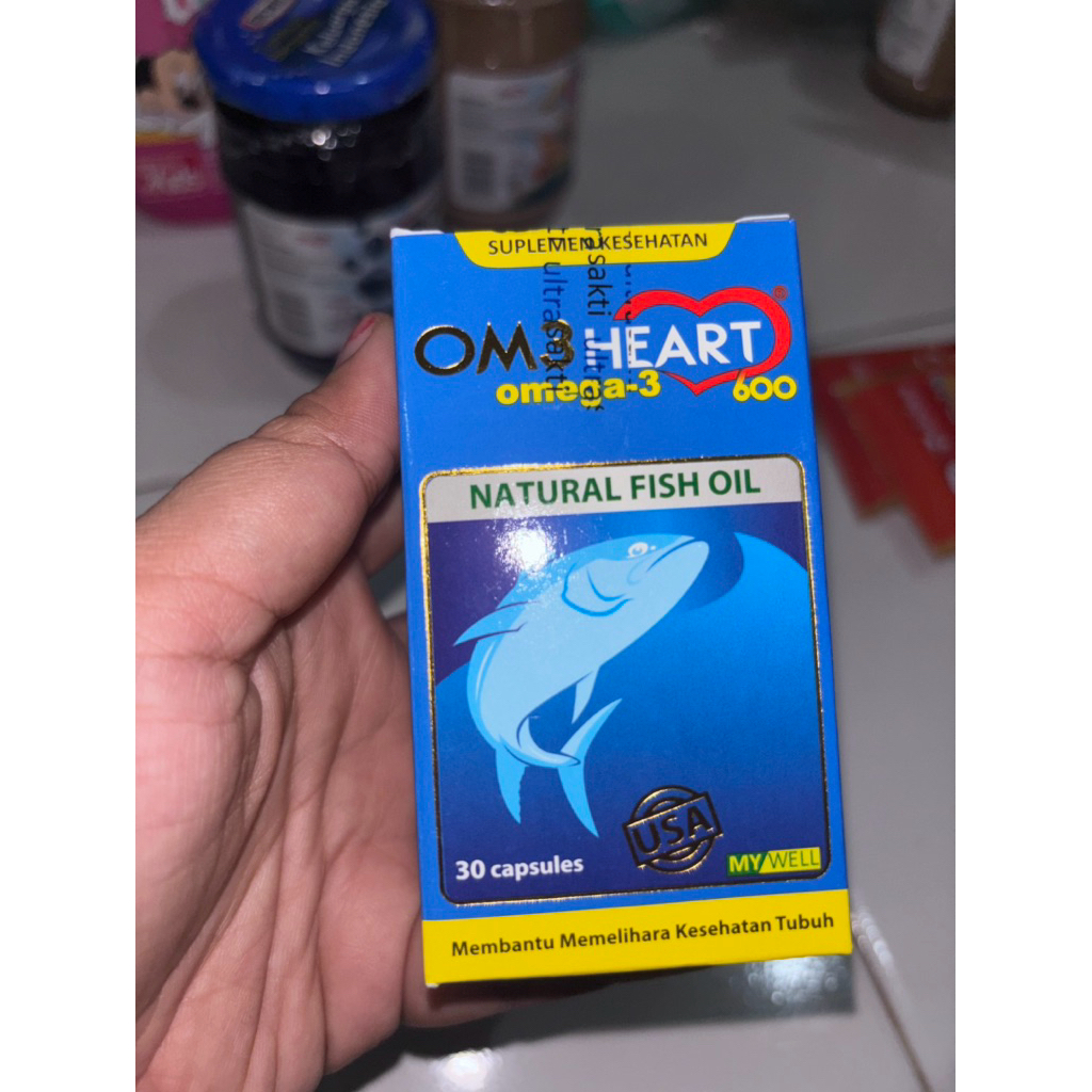 Jual 30 Kapsul Suplemen Omega-3 untuk Kesehatan Jantung dan Mata ...