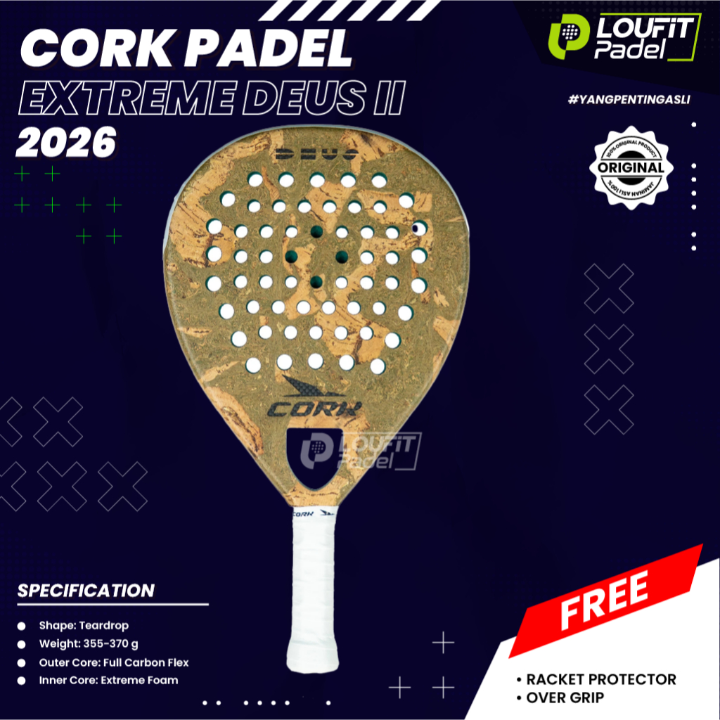 Jual CORK EXTREME DEUS 2 LTD Limited Editon (2026) Padel Racket ...