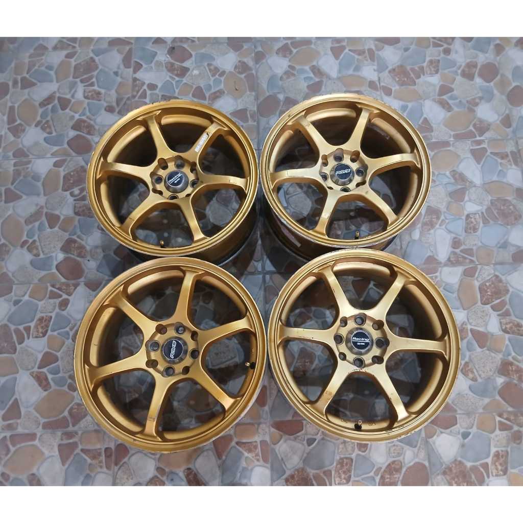 Jual velg mobil bekas Rays R16 lubang baud 4x100/ 114 cocok untuk ...