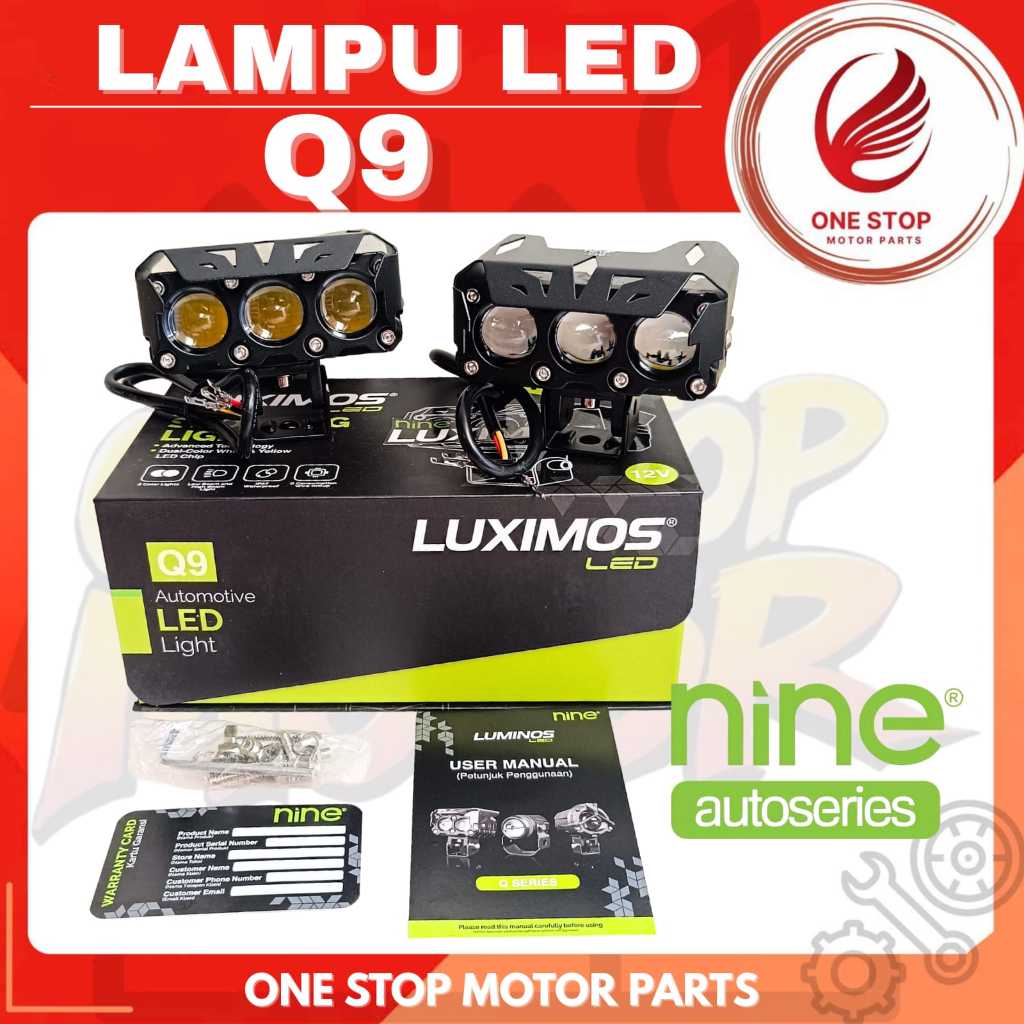 Jual Lampu Tembak Lampu Sorot Led Asli Luximos Luminos LED Q9 Shooting ...