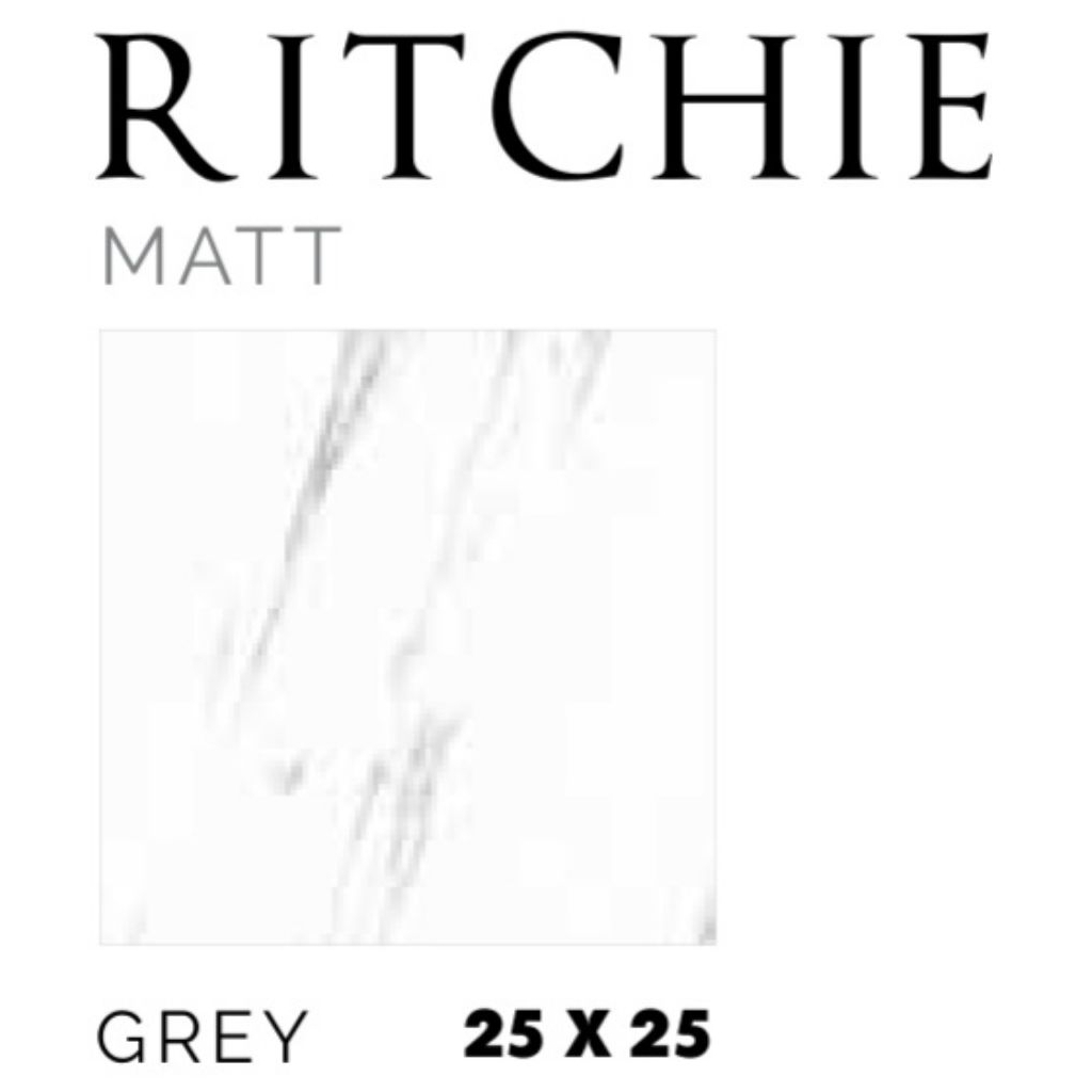 Jual Keramik Merk Asia Tile Ritchie Grey ukuran 25x25 cm tekstur Matt ...