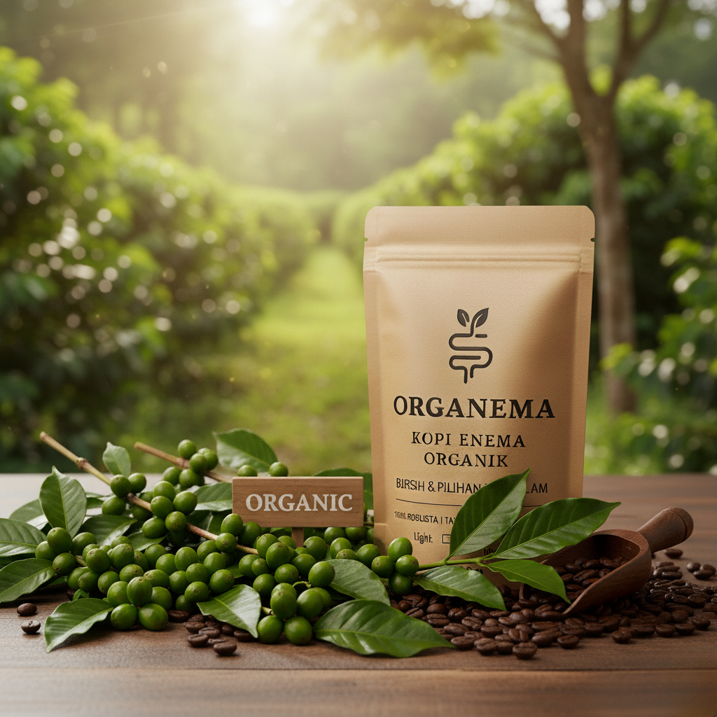 Jual ORGANEMA Kopi Enema Organik 500gr Light Roast RL - MR Medium Roast ...