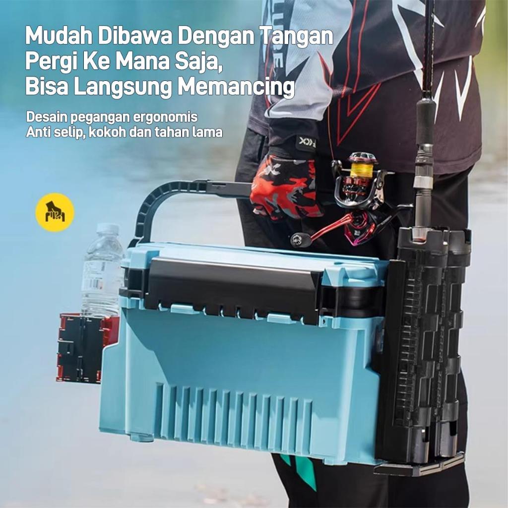 Jual Mendaki Tackle Box Kotak Peralatan Pancing Jigging Lure Box ...