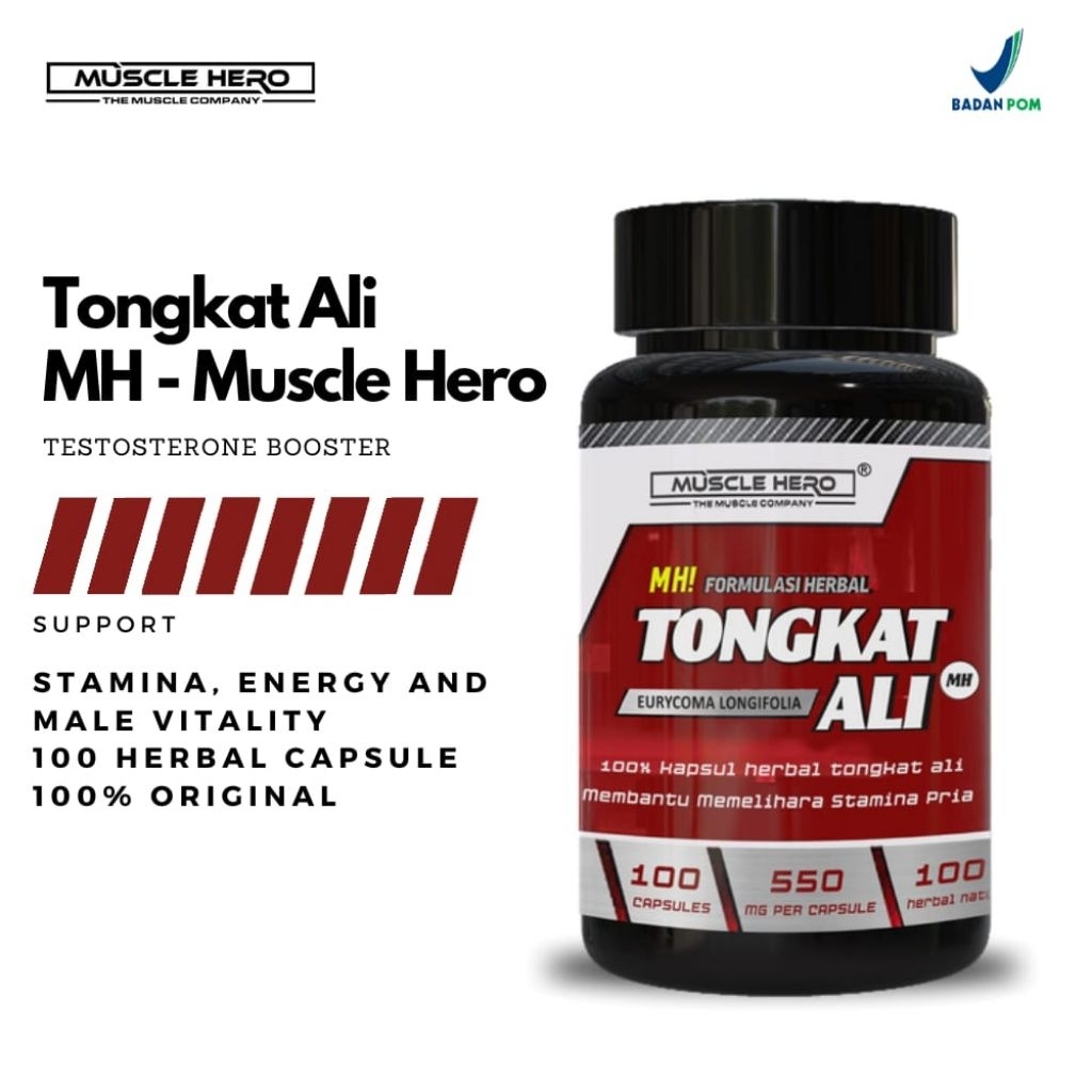 Jual MUSCLE HERO TONGKAT ALI MH LONG JACK TESTO BOOSTER HERBAL BPOM ...