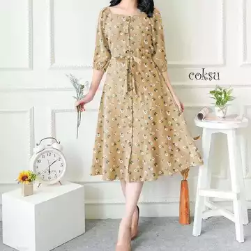 Korean Dress Wanita Dan Cocok Buat Sehari Hari Dan Ke Pesta Baju Wanita