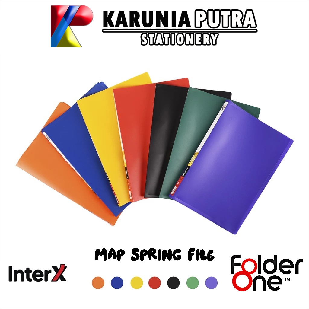 Jual Map Spring File F4 Folder One By Inter X 1pcs | Shopee Indonesia