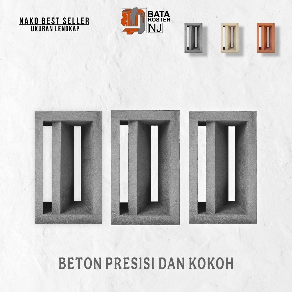 Jual BATA ROSTER NJ - Roster Beton Minimalis - Nako Panjang | Model ...