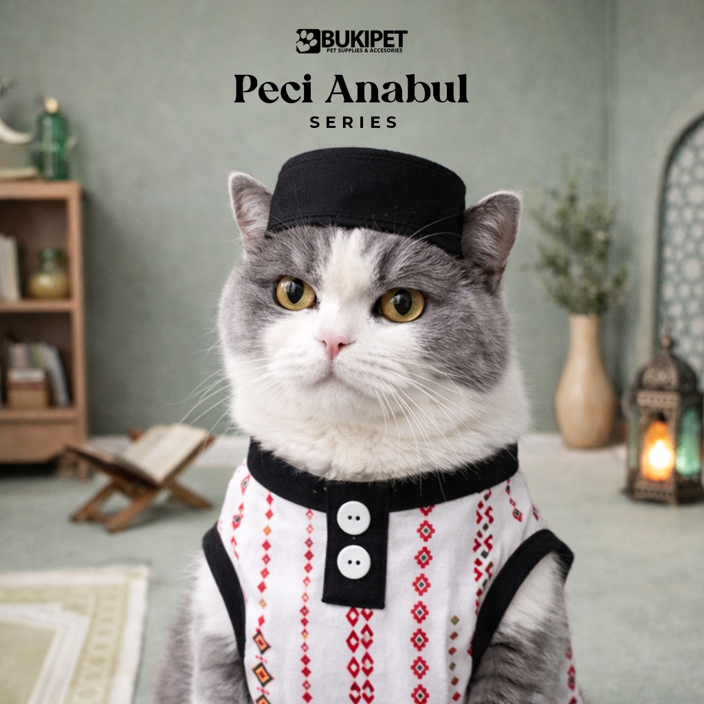 Jual Topi Kucing Peci Kucing Aksesoris Hewan Peliharaan - Peci Anabul ...