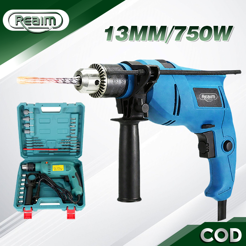 Jual Reaim 13MM Mesin Bor Listrik Impact Drill Listrik Bor Beton Bor ...