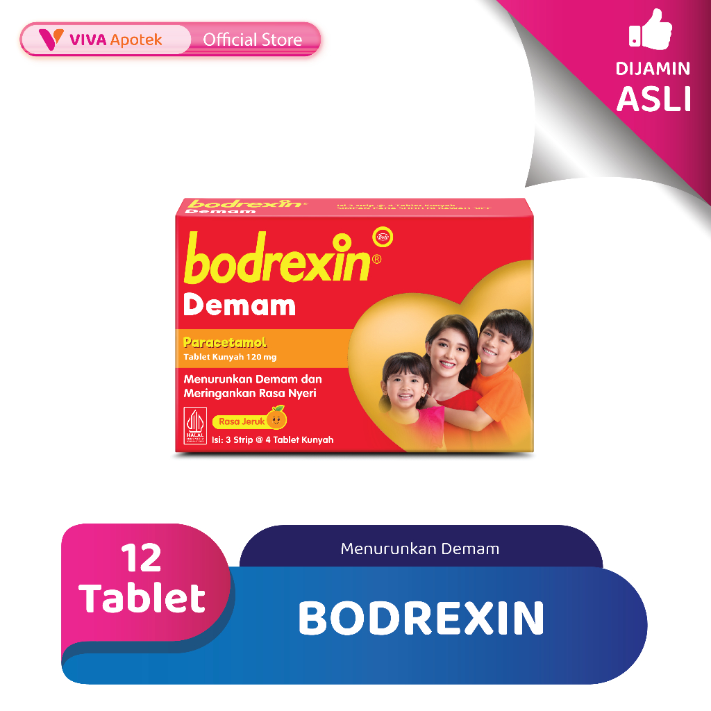 Bodrexin untuk Menurunkan Demam (12 Tablet)