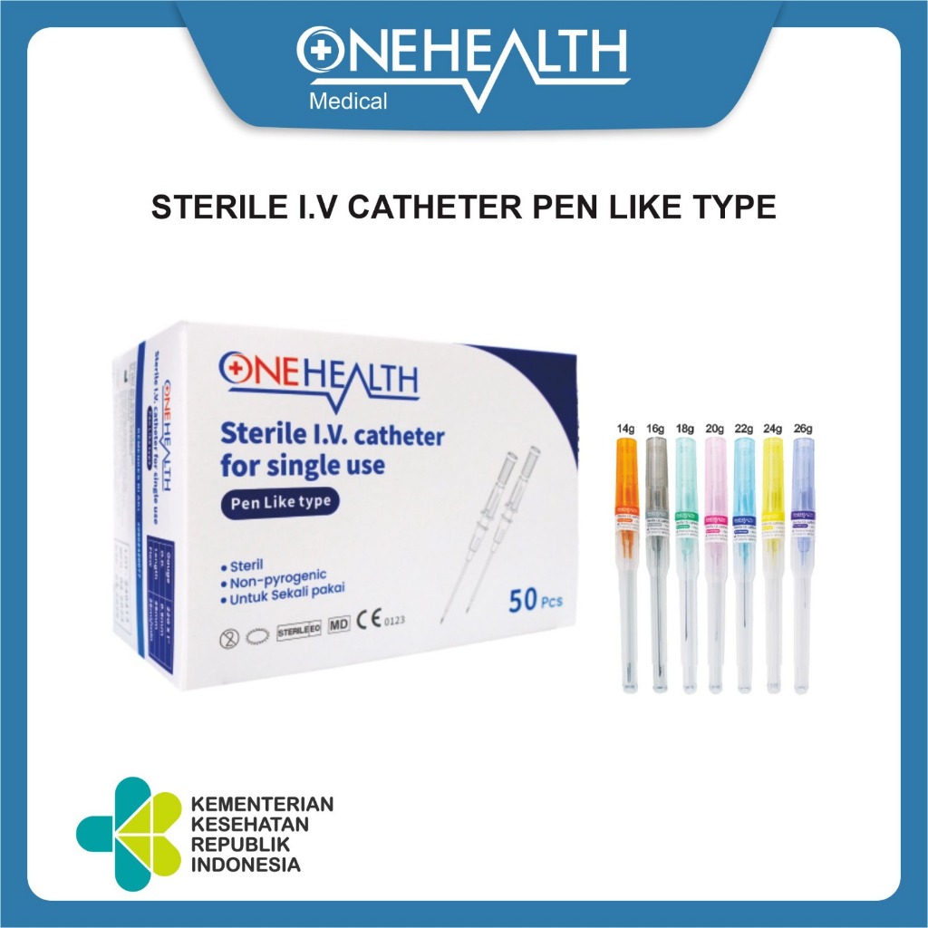 Jual Onehealth I.V. Catheter Abocath kateter infus Mengambil Sampel ...