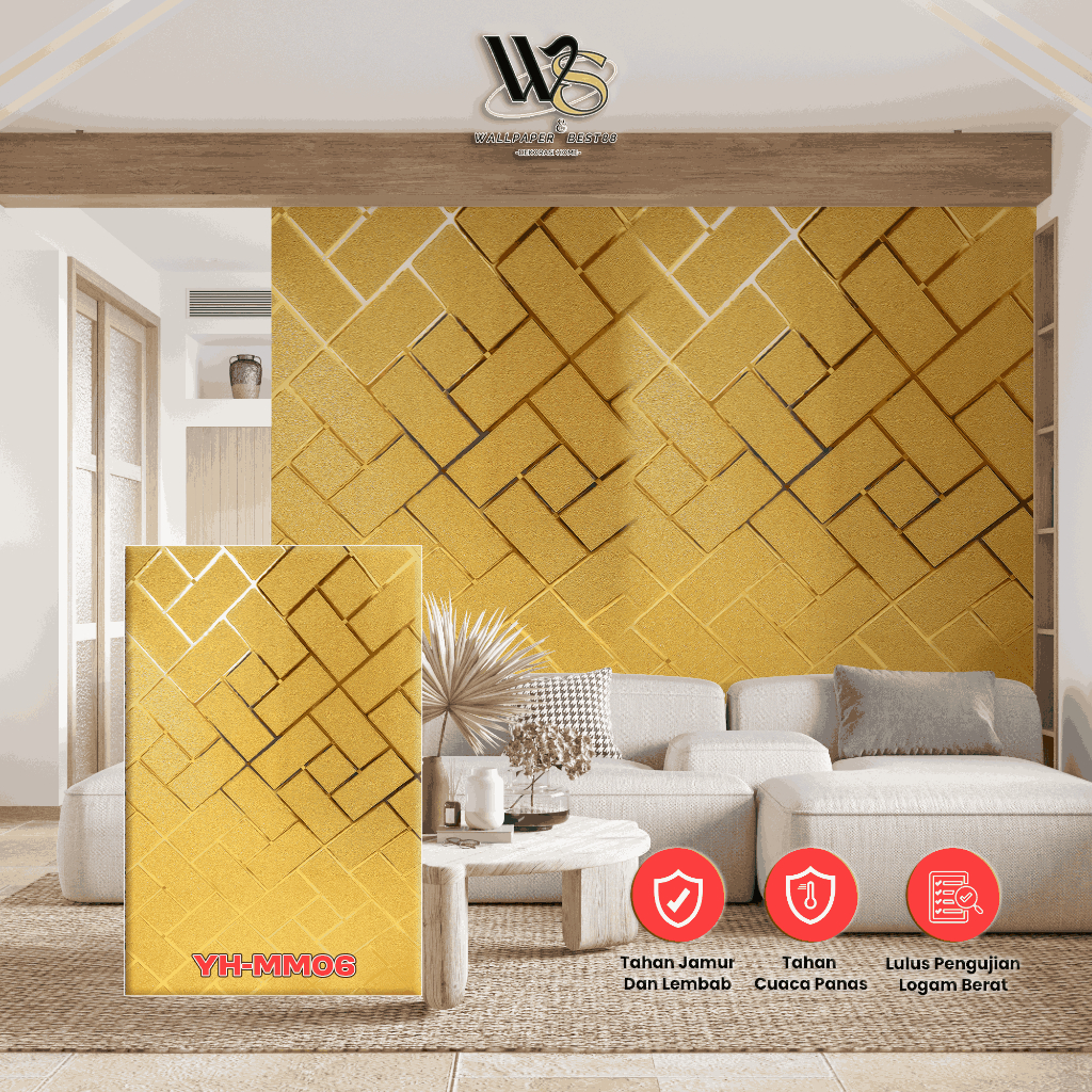 Jual BEST - WALLPAPER WALLFOAM VINYL MOTIF EMBOSS / WALLFOAM VINYL HIAS ...