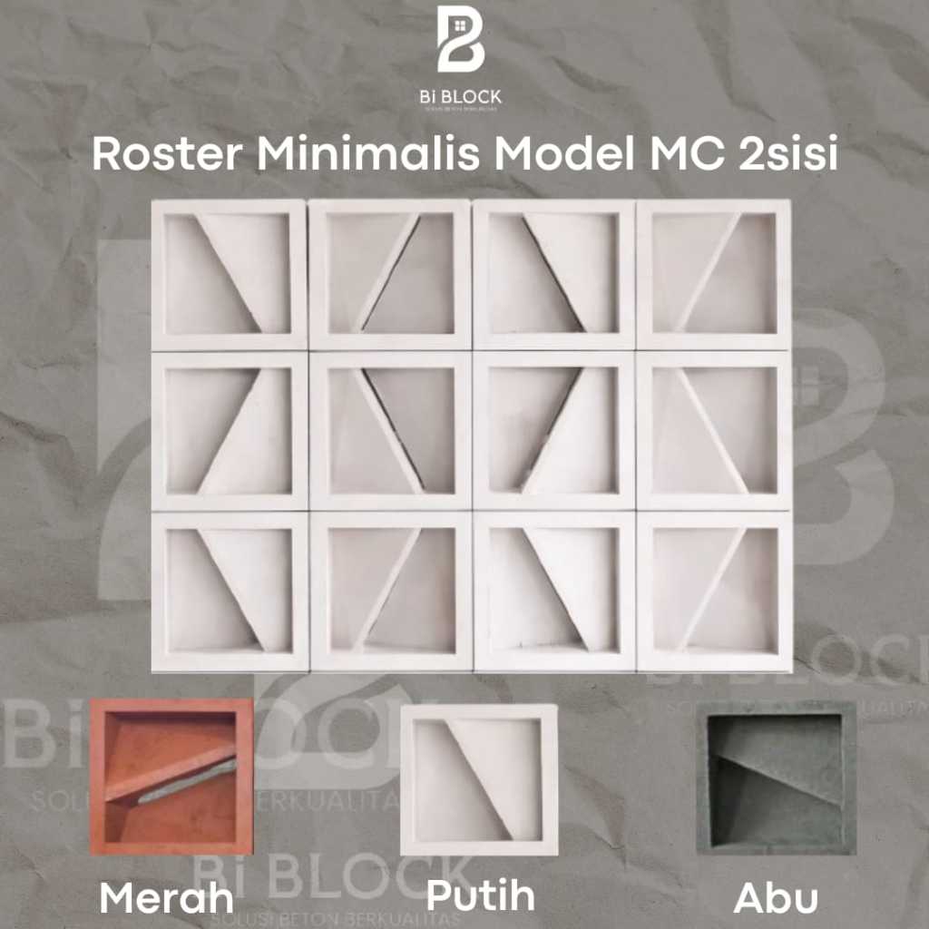Jual Roster beton minimalis / roster anti tampias(2sisi) | Shopee Indonesia