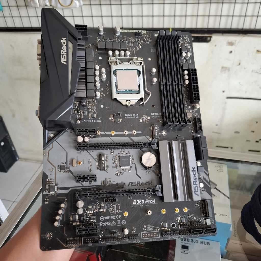 Jual Motherboard Asrock B360 Pro4 + Processor Intel Core i7 - 9700K Lga ...