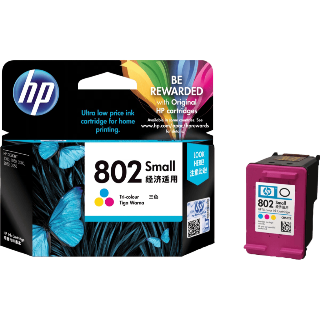HP Tinta Printer 802 Small Tri-Color Original [CH562ZZ] (2)