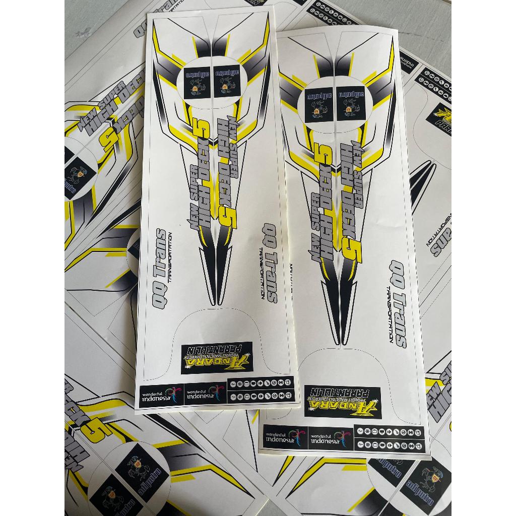 Jual Livery Miniatur Bus Andara JB5 - Tahan Air, Mudah Dipasang, Desain ...