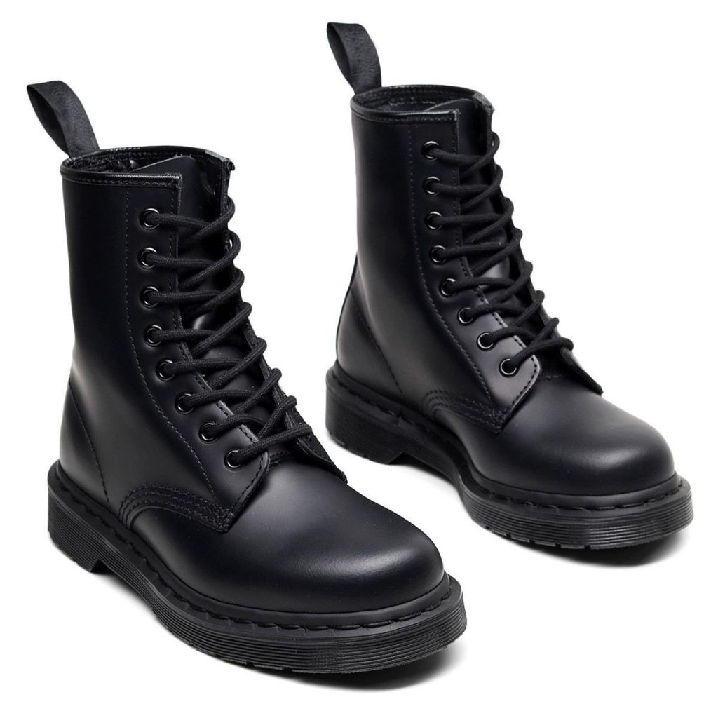Jual Sepatu Boots Pria Docmar 1460 Mono Black Vegan Faux Leather ...