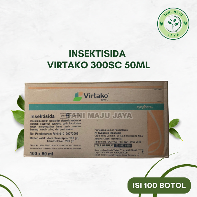 Jual [A1] Insektisida Virtako 300 SC Kemasan 50ml 1 Karton Isi 100 ...