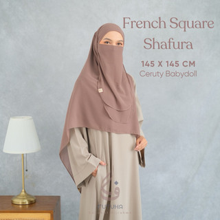 Jual FUTUHA French Square Segi Empat Bandana Ceruty Babydoll Syari ...