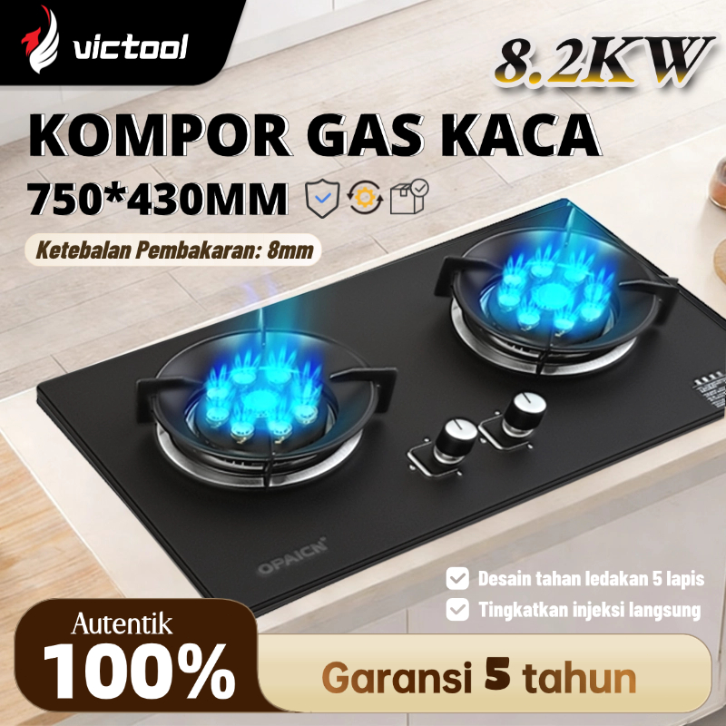 Jual KOMPOR TANAM GAS Api Biru Kompor Tanam kaca Mewah Pembungkus Tepi ...