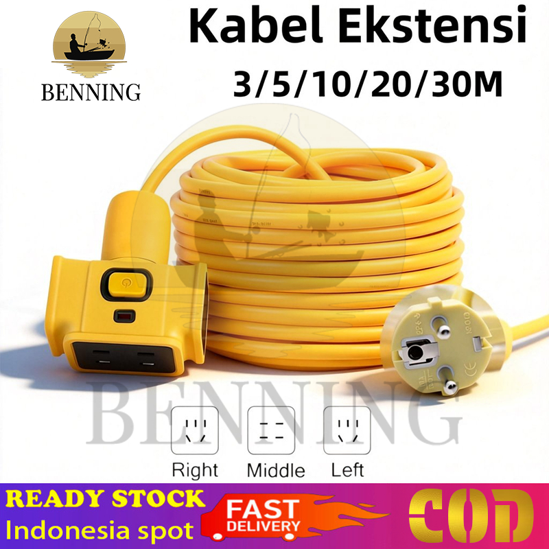 Jual BENNING COD-30m mtr Kabel Ekstensi 1.5 mm Cable Extension ...
