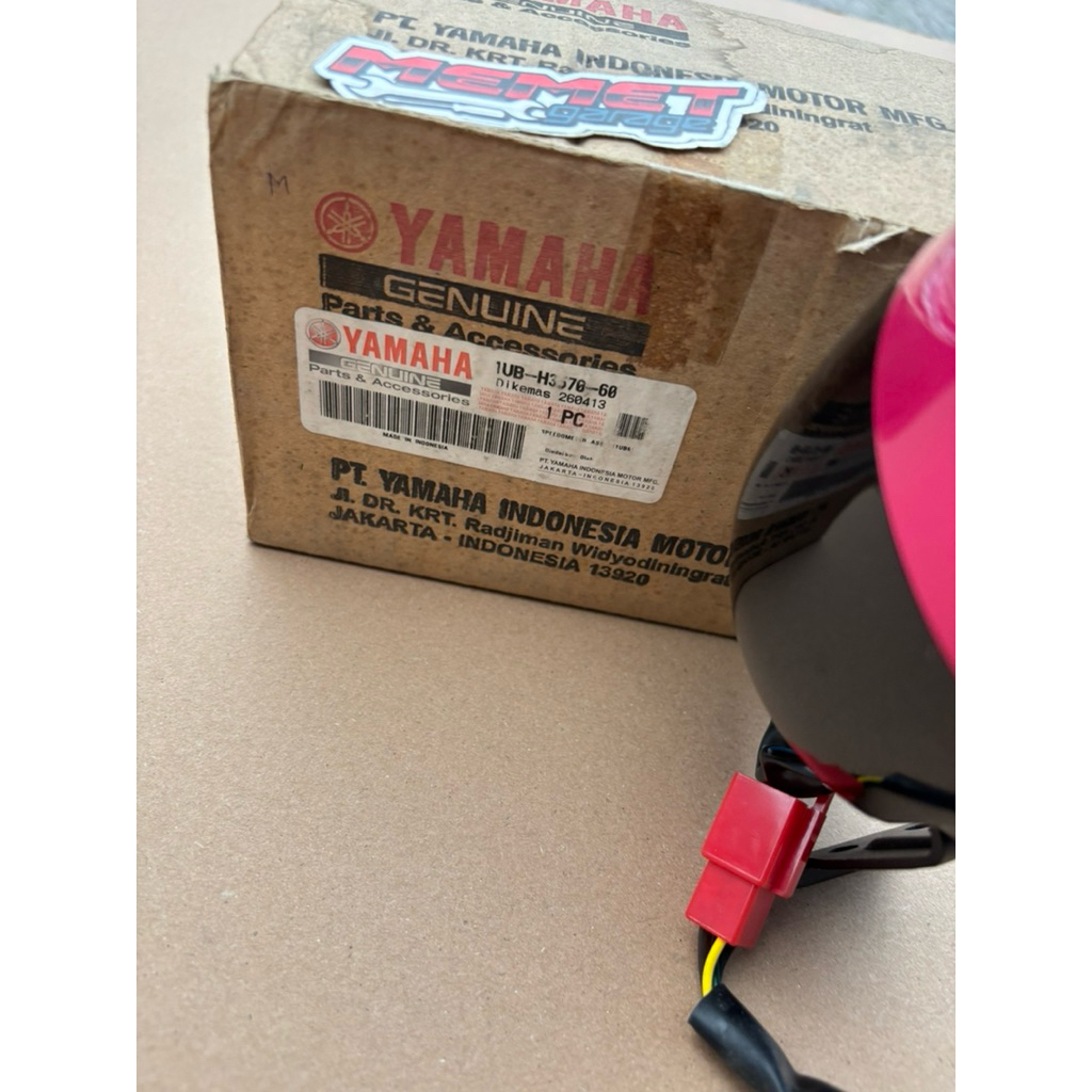 Jual Speedometer Fino Karbu 1UB Pink Hitam Original Spidometer ...