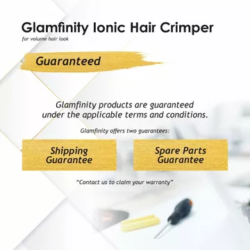 GLAMFINITY Ionic Hair Crimper Catokan Baba Catokan Genteng Untuk Menambah Volume Akar Rambut