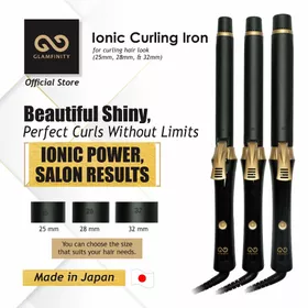 GLAMFINITY Ionic Curling Iron (Catokan Curly Dengan Teknologi Ionic)