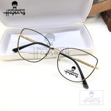 Frame Kacamata Wanita Minus Antiradiasi J8511 Anti UV Photocromic Bluecromic Cylinder Plus