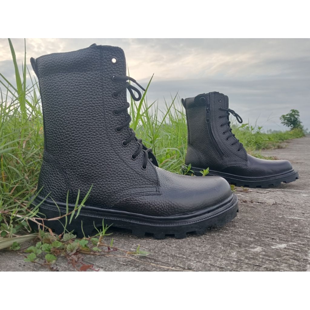 Jual SEPATU PDL KULIT JURUK ASLI TNI AD POLRI SATPOL PP SCURITY BANSER ...