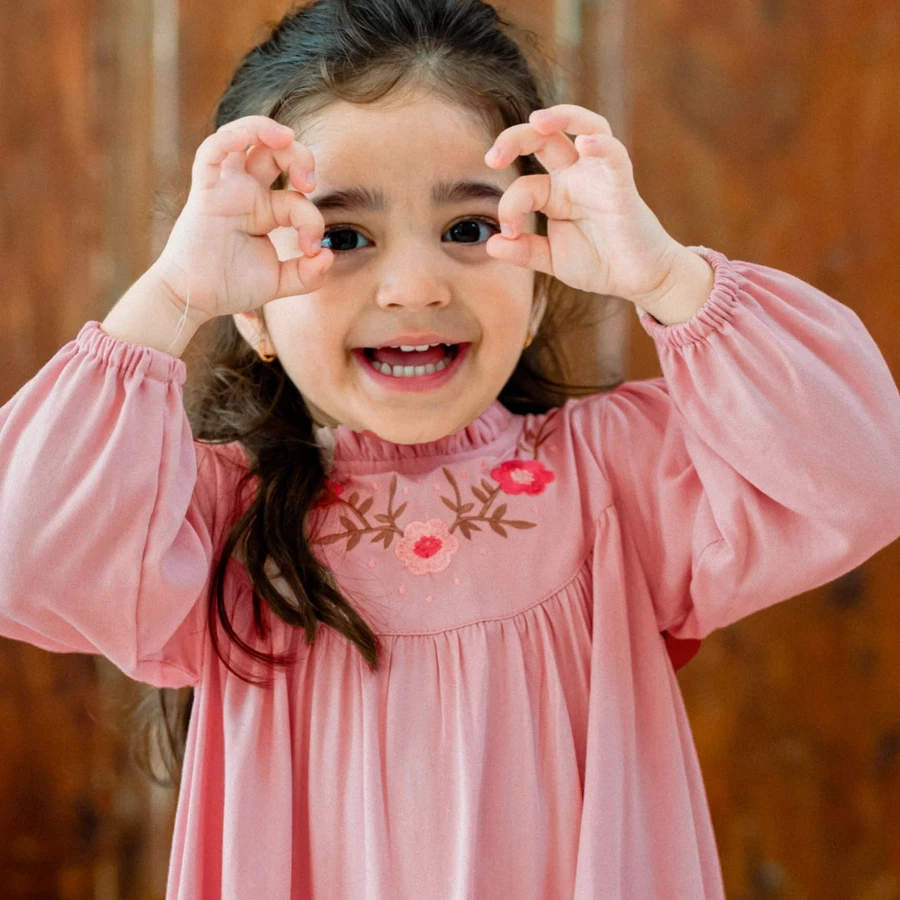 Baju lebaran anak perempuan 2026 terbaru gamis katun premium az-zura