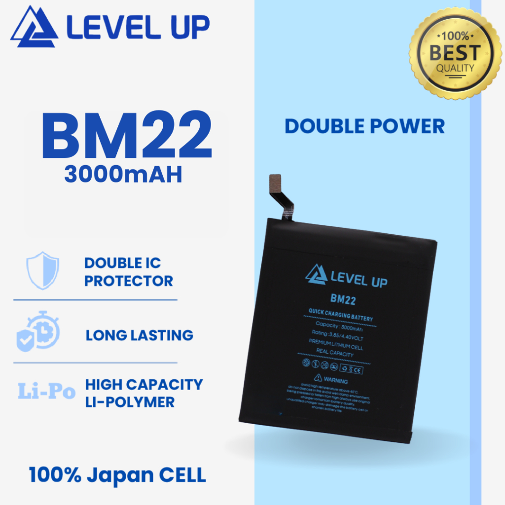 Jual LEVEL UP Baterai Xiaomi Mi 5 BM22 Double Power | Shopee Indonesia