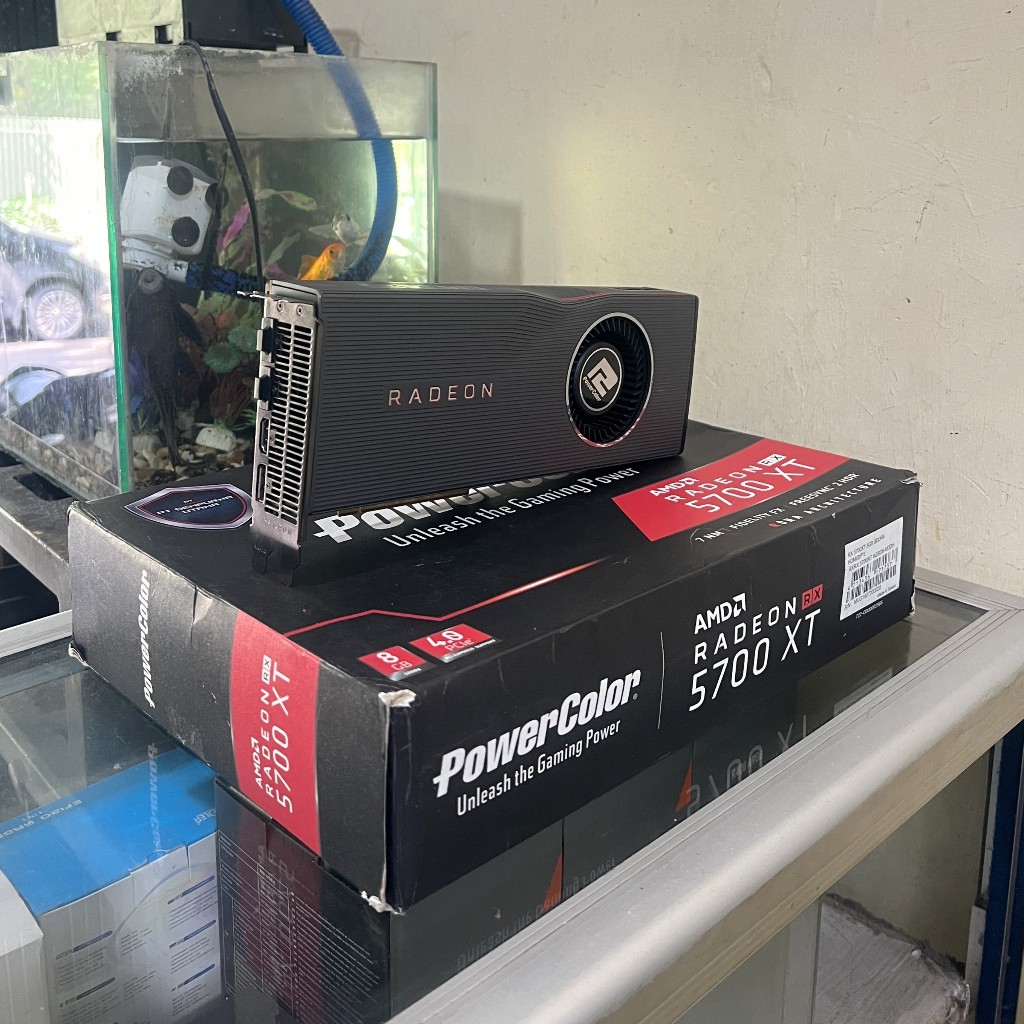 Jual VGA PowerColor RX 5700 XT/ 8GB 256bit GDDR6/ Normal Tested/ Segel ...