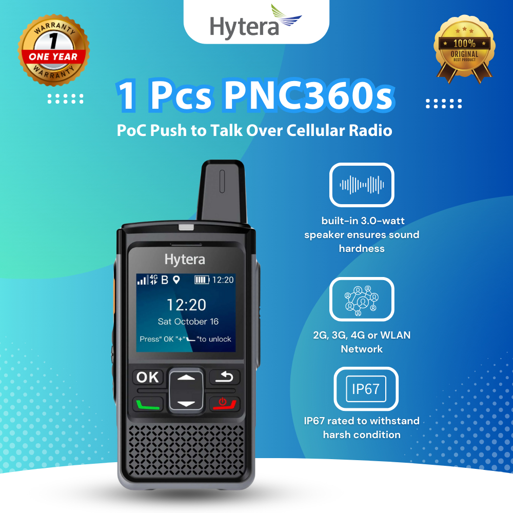Jual Hytera PNC360s [3set] POC Radio Siap Pakai Include Akun Hytalk ...