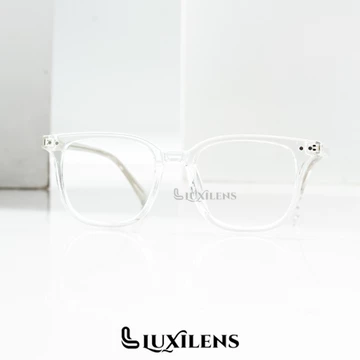 Luxilens Groovy Frame Kacamata Kotak Fashion Pria Dan Wanita Normal Minus Lensa Antiradiasi