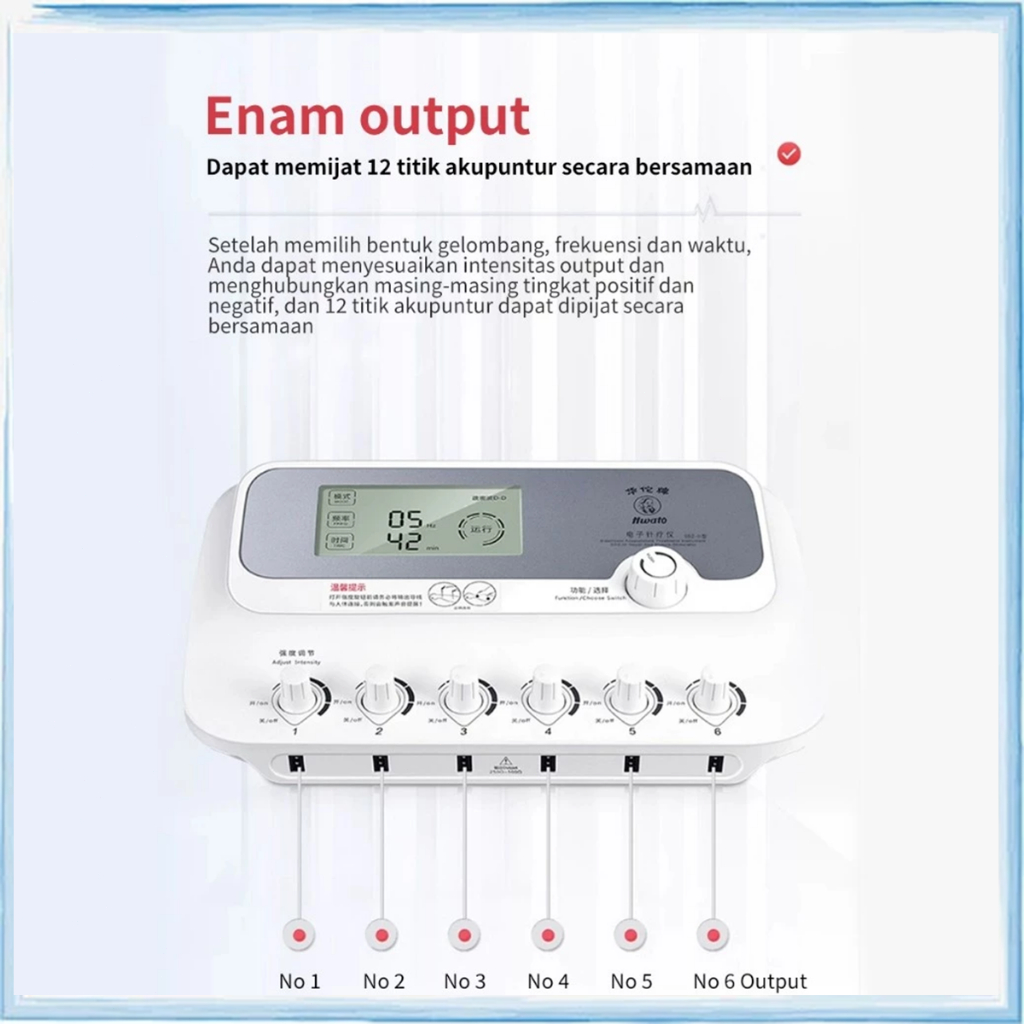Jual Alat Terapi Listrik Stimulator Akupuntur SDZ III Hwato 3 KWD 6 ...