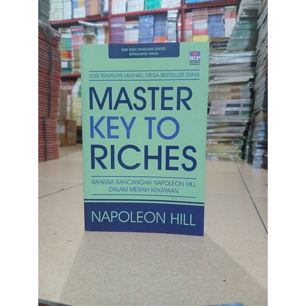 Jual BUKU MASTER KEY TO RICHES (RAHASIA RANCANGAN NAPOLEON HILL DALAM ...