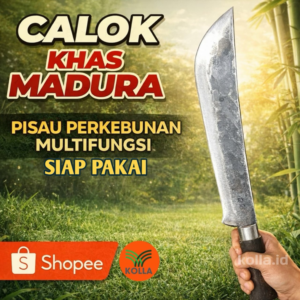 Jual Kolla.id Pisau Calok Ranting Kayu atau Bambu multifungsi Khas ...
