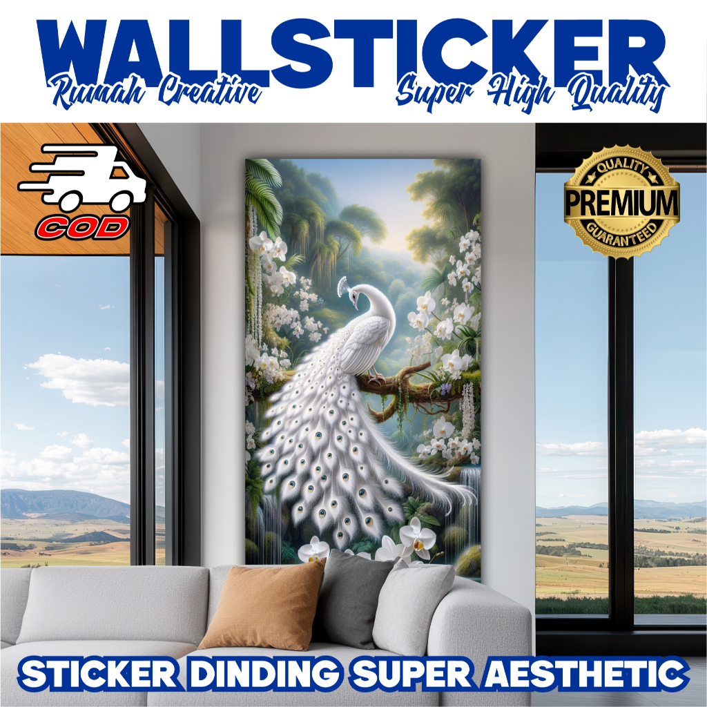 Jual STIKER DINDING MERAK 3D-STIKER TEMBOK MOTIF MERAK PAJANGAN DINDING ...