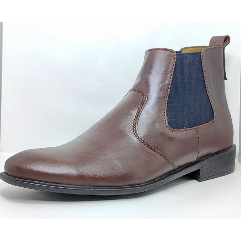 Jual Sepatu Chelsea Boots Pria Formal Pantofel Kulit Sapi Asli Grammer ...