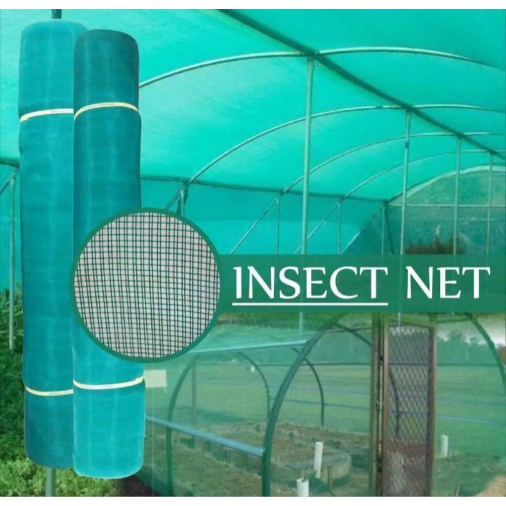 Jual Insect net Eceran Lebar 3m kasa hijau original/dekorasi taman ...