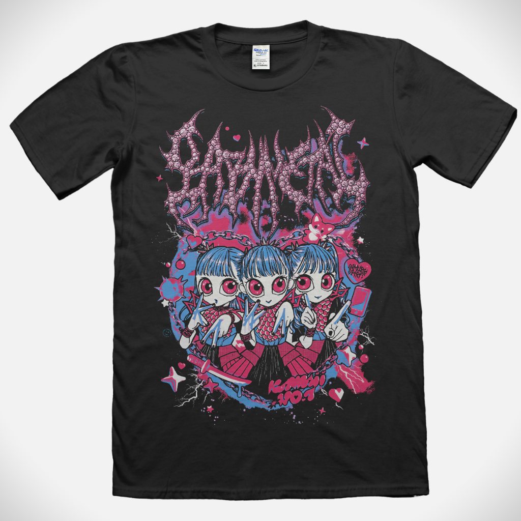 Jual MagnitudeT-Shirt Band Premium Babymetal - 'KxAxWxAxIxI' Tour