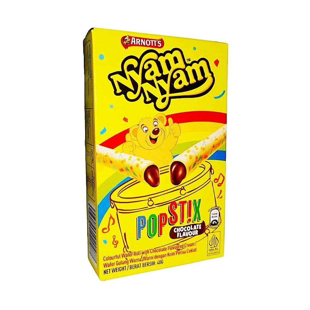 Jual Nyam Nyam Popstix Chocolate 48Gr Harga Per 1 Pcs | Shopee Indonesia