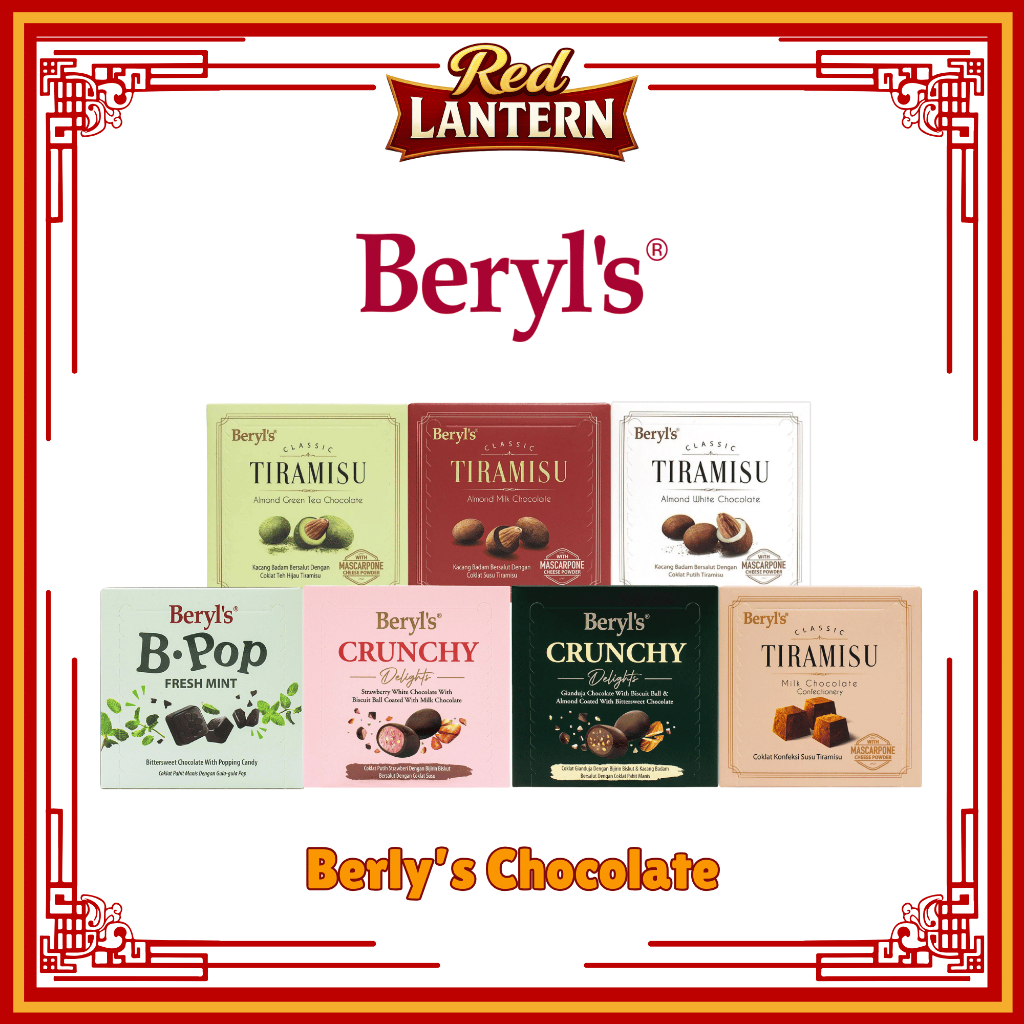 Jual Beryl's Tiramisu Almond Chocolate 50gr - 60gr Aneka Rasa Coklat ...